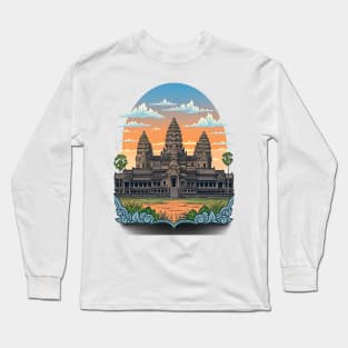 Angkor Wat Templs Long Sleeve T-Shirt